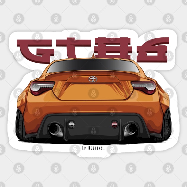 Gt86 Sticker by LpDesigns_